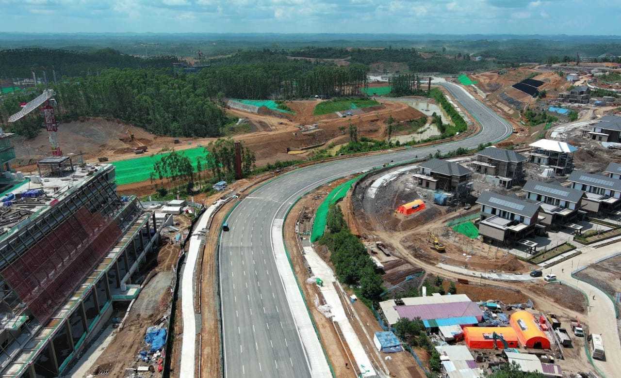 Proyek Jalan Tol Seksi 6C KIPP Sepaku Kalimantan Timur